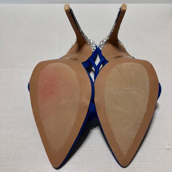 Cape Robbin Spruce Rhinestone Stiletto Heels in Lover Boy Blue Women's Size 9M - Picture 10 of 10